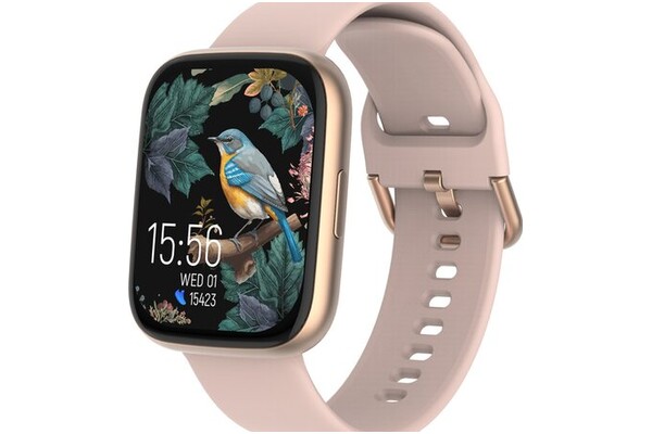 Smartwatch FOREVER SW330 Forevigo 1.95" różowo-złoty