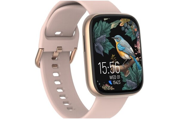 Smartwatch FOREVER SW330 Forevigo 1.95" różowo-złoty