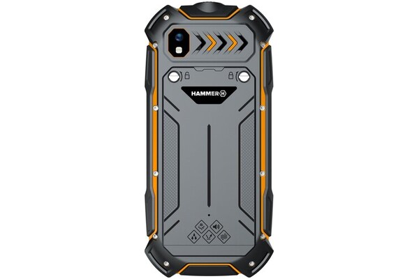 Smartfon myPhone Hammer Boost czarno-pomarańczowy 2.40" poniżej 0.1GB/poniżej 0.5GB