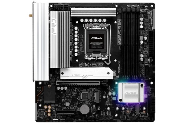 Płyta główna ASrock B860M Pro RS WiFi Socket 1851 Intel B860 DDR5 microATX