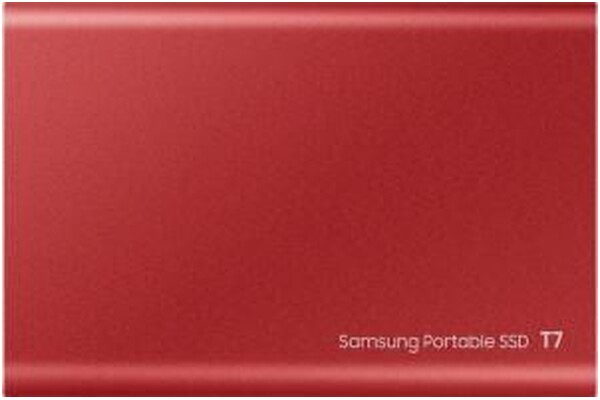 Dysk zewnętrzny SSD Samsung T7 2TB czerwony