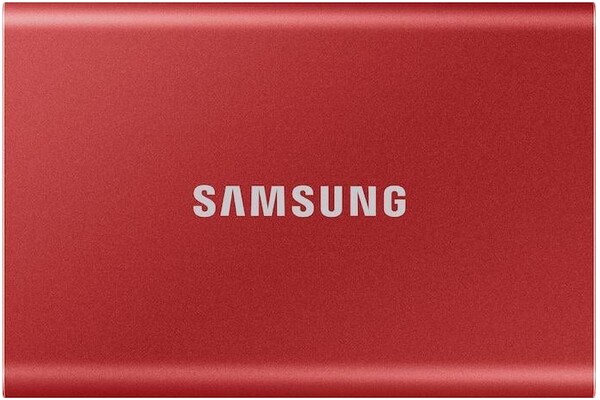 Dysk zewnętrzny SSD Samsung T7 2TB czerwony