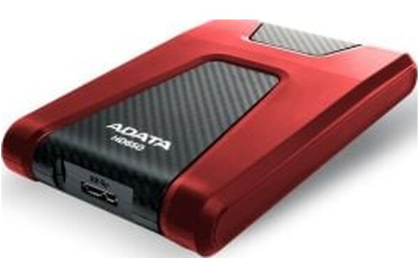 Dysk zewnętrzny HDD Adata HD650 2TB czarno-czerwony