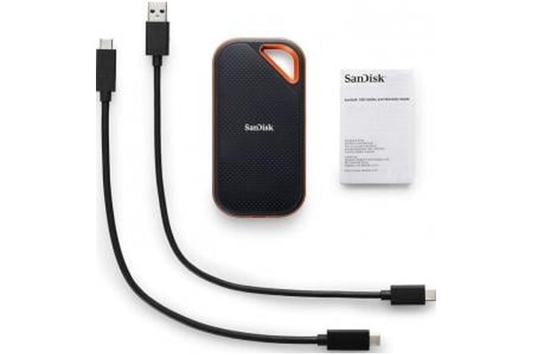 Dysk zewnętrzny SSD SanDisk Extreme Pro Portable 2TB czarno-pomarańczowy