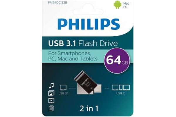 Pendrive Philips FM64DC152B 64GB