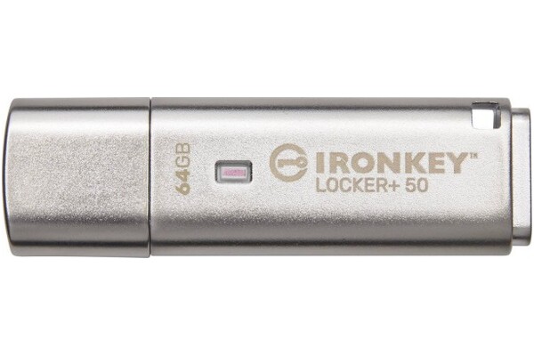 Pendrive Kingston IronKey Locker+ 50 64GB