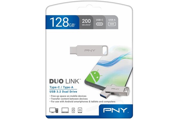 Pendrive PNY Duo Link 128GB