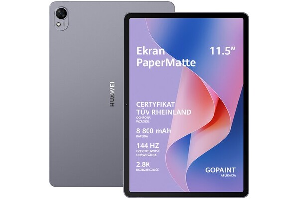 Tablet Huawei MatePad 11 11.50" HiSilicon Kirin 9000WL 8.0GB/256GB, WiFi, szary