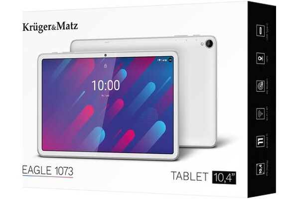 Tablet Kruger&Matz Eagle 1073 10.40" Unisoc Tiger T618 8.0GB/128GB, LTE, szary