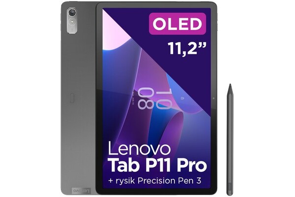 Tablet Lenovo TB132FU Tab P11 Pro 11.20" MediaTek Kompanio 1300T 8.0GB/256GB, WiFi, szary