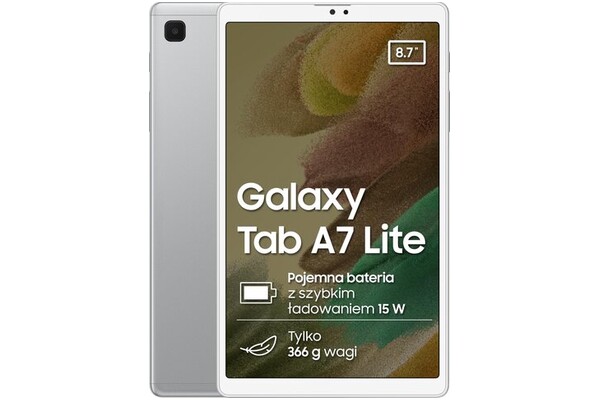 Tablet Samsung Galaxy Tab A7 Lite 8.70" MediaTek MT8768T 3.0GB/32GB, WiFi, srebrny