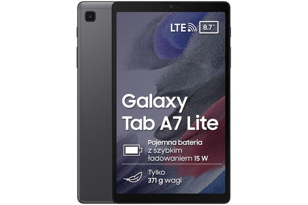 Tablet Samsung Galaxy Tab A7 Lite 8.70" MediaTek MT8768T 3.0GB/32GB, LTE, szary