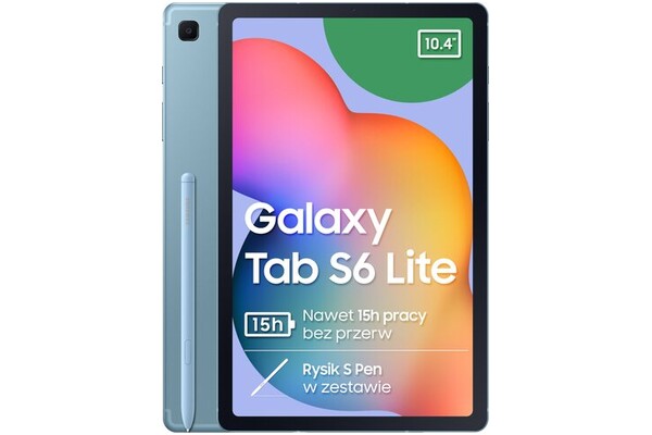 Tablet Samsung Galaxy Tab S6 Lite 10.40" Qualcomm Snapdragon 720G 4.0GB/64GB, WiFi, niebieski
