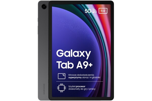 Tablet Samsung Galaxy Tab A9+ 11.00" Qualcomm Snapdragon 695 8.0GB/128GB, 5G, szary