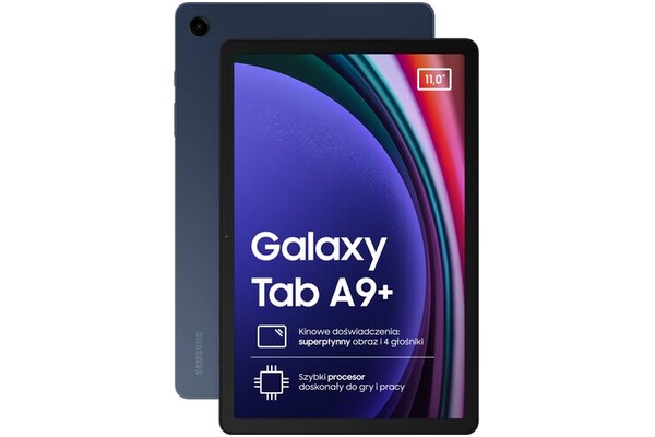 Tablet Samsung Galaxy Tab A9+ 11.00" Qualcomm Snapdragon 695 4.0GB/64GB, WiFi, niebieski