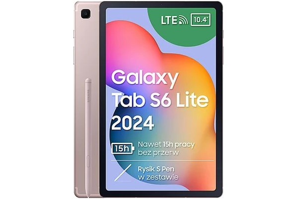 Tablet Samsung Galaxy Tab S6 Lite 10.40" Samsung Exynos 1280 4.0GB/64GB, WiFi, różowy