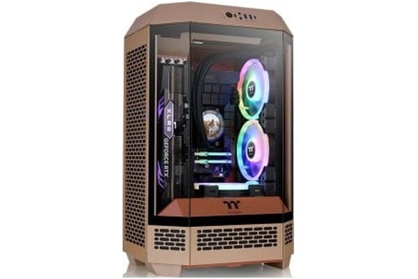 Obudowa PC Thermaltake 300 The Tower Mini Tower brązowy