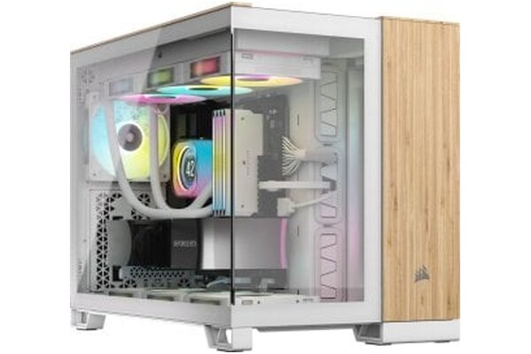 Obudowa PC CORSAIR 2500X Midi Tower Biało-brązowy