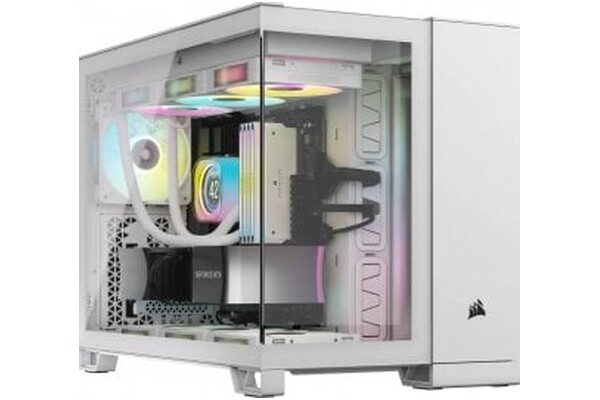 Obudowa PC CORSAIR 2500X iCue Midi Tower biały
