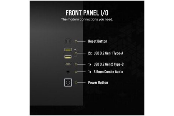 Obudowa PC CORSAIR 2500X iCue Midi Tower czarny