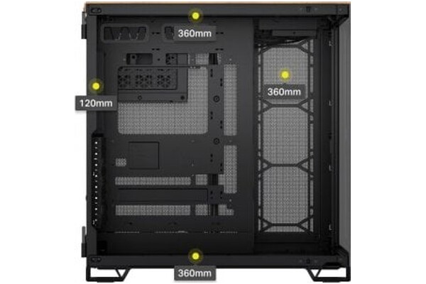 Obudowa PC CORSAIR 6500X Midi Tower czarno-brązowy