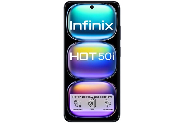 Smartfon Infinix Hot 50i czarny 6.70" 4.0GB/128.0GB