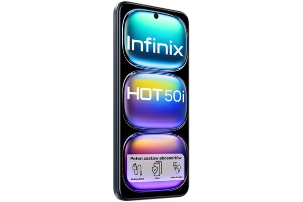 Smartfon Infinix Hot 50i czarny 6.70" 4.0GB/128.0GB