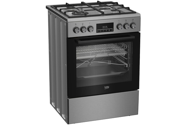 Kuchnia Beko FBMA61330GXDT płyta gazowa, piekarnik elektryczny