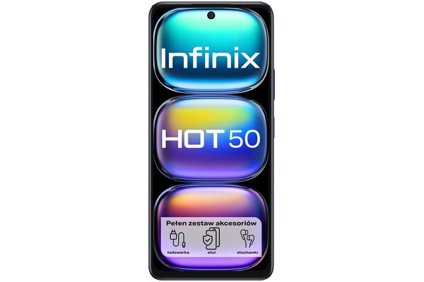 Smartfon Infinix Hot 50 czarny 6.78" 6.0GB/256.0GB