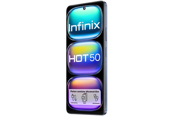 Smartfon Infinix Hot 50 czarny 6.78" 6.0GB/256.0GB