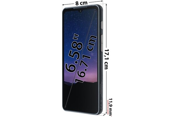 Smartfon Catepillar S75 Pro 5G czarny 6.58" 6.0GB/128.0GB