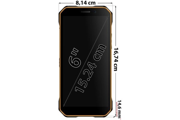 Smartfon DOOGEE S51 pomarańczowy 6.00" 4.0GB/64.0GB