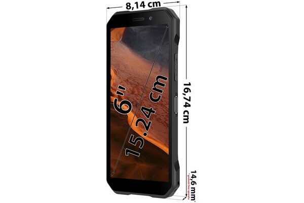 Smartfon DOOGEE S61 Pro brązowy 6.00" 8.0GB/128.0GB
