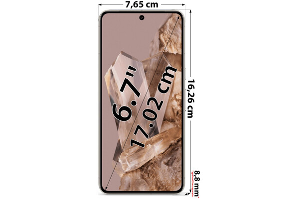Smartfon Google Pixel 8 Pro 5G szary 6.70" 12.0GB/256.0GB