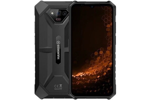 Smartfon HAMMER Iron 5 czarny 6.50" 6.0GB/64.0GB