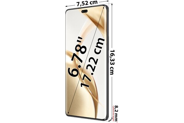 Smartfon HONOR 200 5G czarny 6.78" 12.0GB/512.0GB