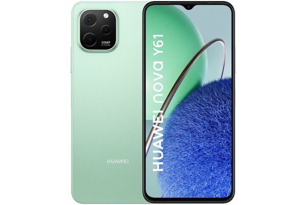Smartfon Huawei nova Y61 zielony 6.52" 4.0GB/64.0GB