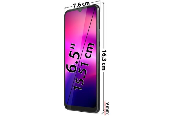Smartfon Kruger&Matz Flow 9 czarny 6.50" 3.0GB/32.0GB