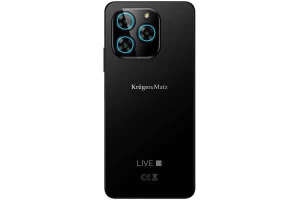 Smartfon Kruger&Matz Live 11 czarny 6.56" 6.0GB/128.0GB