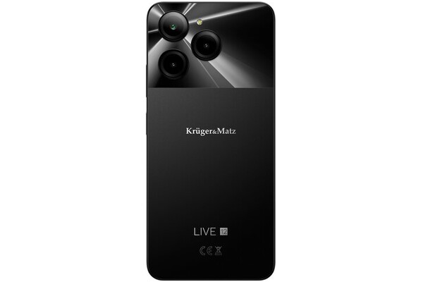 Smartfon Kruger&Matz Live 12 czarny 6.75" 8.0GB/256.0GB