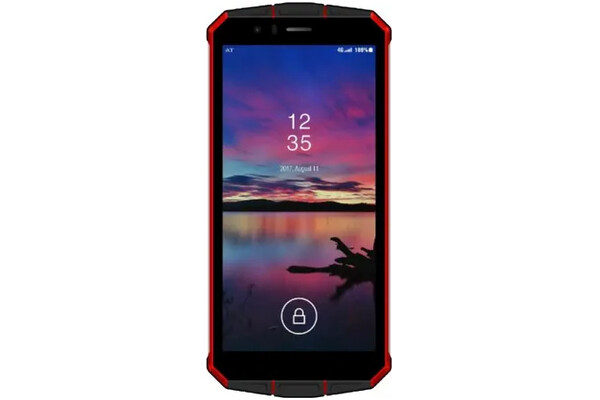 Smartfon MaxCom czarno-czerwony 5.00" 3.0GB/32.0GB