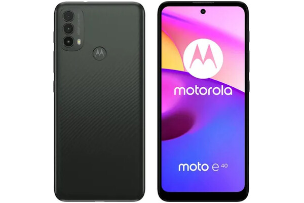 Smartfon Motorola moto e40 czarny 6.53" 4.0GB/64.0GB