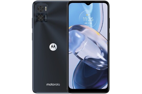 Smartfon Motorola moto e22 czarny 6.50" 4.0GB/64.0GB