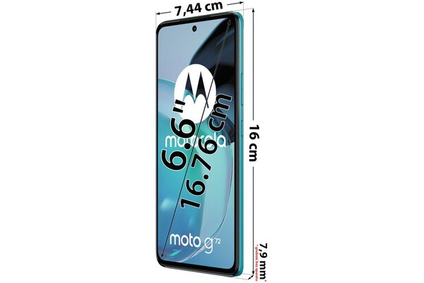 Smartfon Motorola moto g72 niebieski 6.60" 8.0GB/128.0GB