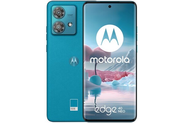 Smartfon Motorola edge 40 neo 5G niebieski 6.55" 12.0GB/256.0GB