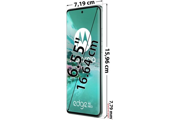 Smartfon Motorola edge 40 neo 5G zielony 6.55" 12.0GB/256.0GB
