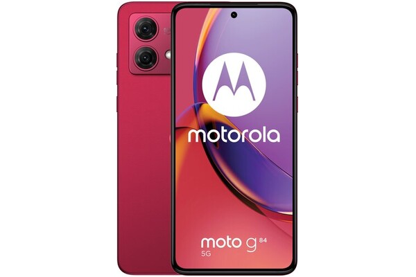 Smartfon Motorola moto g84 5G czerwony 6.55" 12.0GB/256.0GB