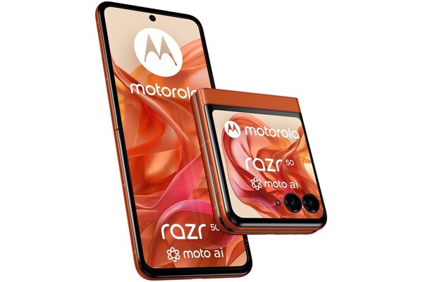 Smartfon Motorola razr 50 5G pomarańczowy 3.63" 8.0GB/256.0GB