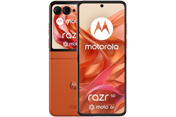 Smartfon Motorola razr 50 5G pomarańczowy 3.63" 8.0GB/256.0GB