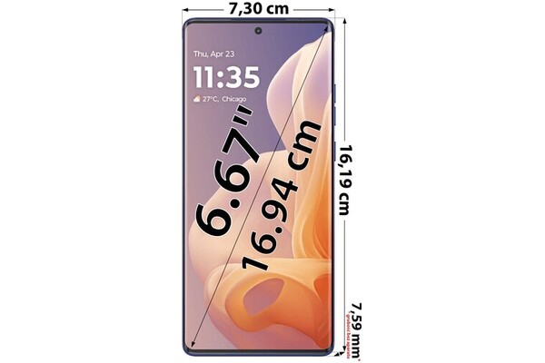 Smartfon Motorola moto g85 5G fioletowy 6.67" 12.0GB/256.0GB